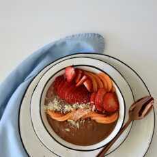 Przepis na Krem jaglany czekoladowo- morelowy