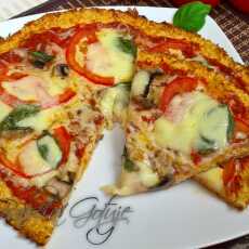 Przepis na Pizza na cieście z kalafiora – Pizza kalafiorowa bez mięsa i glutenu