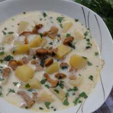 Przepis na Zupa kurkowa z ziemniakami