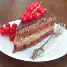 Przepis na Wegańskie czekoladowo-kawowe ciasto z owocami, Puck -> Hel