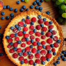 Przepis na Tarta z domowym budyniem i owocami lata / Summer Fruit Tart with Homemade Pudding