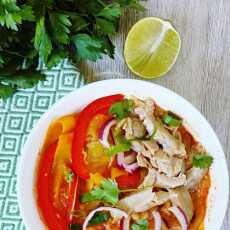Przepis na Tajska zupka z niedzielnego rosołu