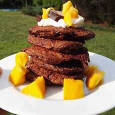 Przepis na Owsiane placuszki czekoladowe z mango