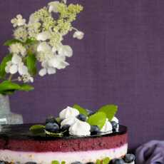 Przepis na Skyrnik, czyli ciasto jagodowe na skyrze lub jogurcie greckim