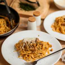 Przepis na WEGAŃSKIE SPAGHETTI A'LA CARBONARA