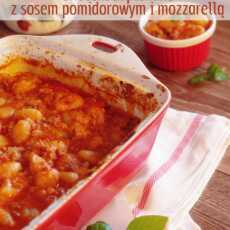 Przepis na Gnocchi zapiekane z sosem pomidorowym, mięsem mielonym i mozzarellą