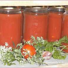 Przepis na Sok pomidorowo-ziołowy do słoików