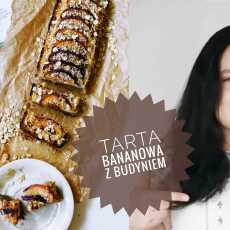 Przepis na Tarta bananowa z budyniem (wegańska, bez cukru)