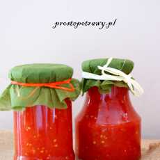 Przepis na Domowe krojone pomidory w słoikach