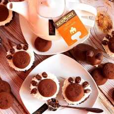 Przepis na Wegańskie, buraczane muffiny czekoladowe – misiowe łapki (bez glutenu, laktozy, cukru białego, wegańskie- muffiny)