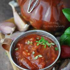 Przepis na Domowy sos pomidorowy z papryką, cukinią i ziołami