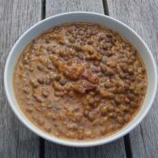 Przepis na Quick lentils curry