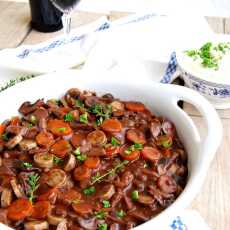 Przepis na Grzybowe bourguignon