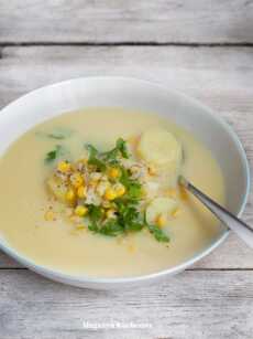 Przepis na Zupa ziemniaczana z kukurydzą