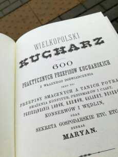 Przepis na Wielkopolski Kucharz z 1876 roku i staroświecka sałatka