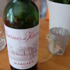 Przepis na Wino tygodnia : 1. Charmes de Kirwan, Margaux 2014 i Karpatka.