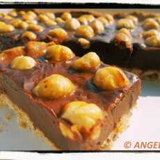 Przepis na Ciasto razowe z orzechami laskowymi w czekoladzie - Chocolate & Hazelnut Cake Recipe - Crostata integrale al cioccolato e nocciole
