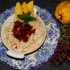 Przepis na Makaron z serem i karmelizowaną pigwą 