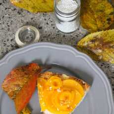 Przepis na Tarta z kokosową tapioką i brzoskwiniami