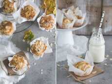 Przepis na Muffiny gruszkowe z migdałami