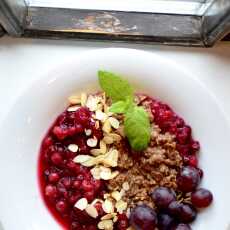 Przepis na Czekoladowa owsianka z żurawinką 