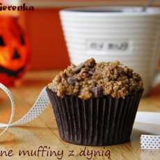 Przepis na Owsiane muffiny z dynią i kawałkami czekolady