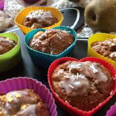 Przepis na Muffinki gruszkowe; muffiny z gruszkami