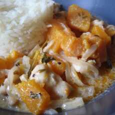 Przepis na Chicken and butternut squash stew