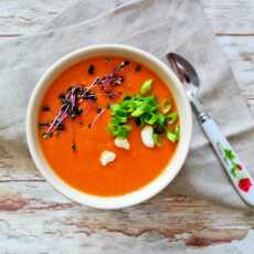 Przepis na Pomidorowa zupa krem z soczewicą
