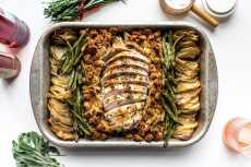 Przepis na Sheet Pan Turkey Dinner Recipe