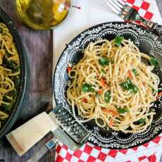 Przepis na Spaghetti z czosnkiem i chili