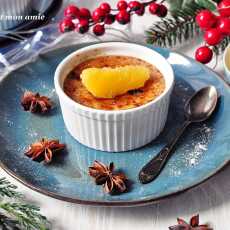 Przepis na Piernikowy creme brulee z sosem pomarańczowym