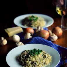 Przepis na Risotto z karmelizowaną cebulą i pieczarkami