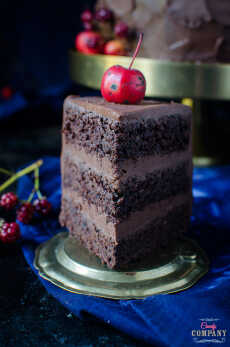 Przepis na Najbardziej czekoladowy tort czekoladowy AKA death by chocolate cake