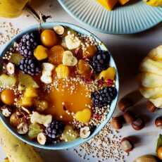 Przepis na Smoothie bowl w kolorach jesieni
