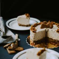 Przepis na Zimowy, korzenny sernik z pastą Speculoos (bez pieczenia)