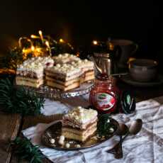 Przepis na Świąteczne ciasto truskawkowo – cytrynowe bez pieczenia