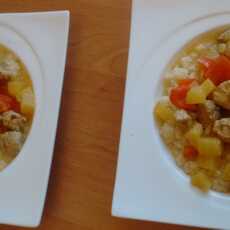 Przepis na Kuskus curry z indykiem i ananasem