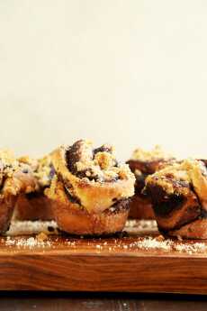 Przepis na Chocolate Babka Pull Apart Muffins