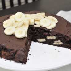 Przepis na Ciasto czekoladowe z bananami