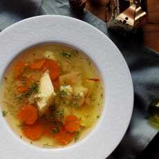 Przepis na Szybka wigilijna zupa rybna z halibuta z quinoą