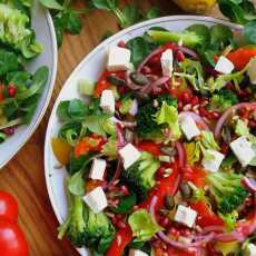 Przepis na Sałatka Detoks z komosą i pieczoną papryką / Quinoa and Roasted Pepper Detox Salad
