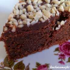 Przepis na Wilgotne ciasto czekoladowe z migdałami 