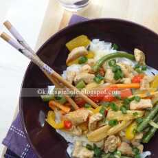 Przepis na Stir & fry z indyka z warzywami