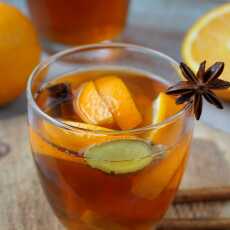 Przepis na Zimowa herbata z pomarańczą i imbirem