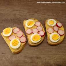 Przepis na Kanapki z serem, jajkiem i rzodkiewką