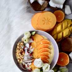 Przepis na Smoothie Bowl (MANGO/ KOKOS/ KAKI)