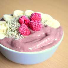 Przepis na Czekoladowo-jagodowe smoothie bowl :) 