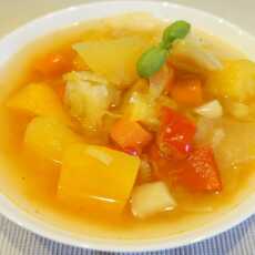 Przepis na Zupełnie zwyczajna jesienna zupa warzywna