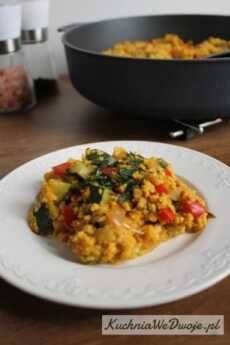 Przepis na Kasza jaglana z warzywami w curry